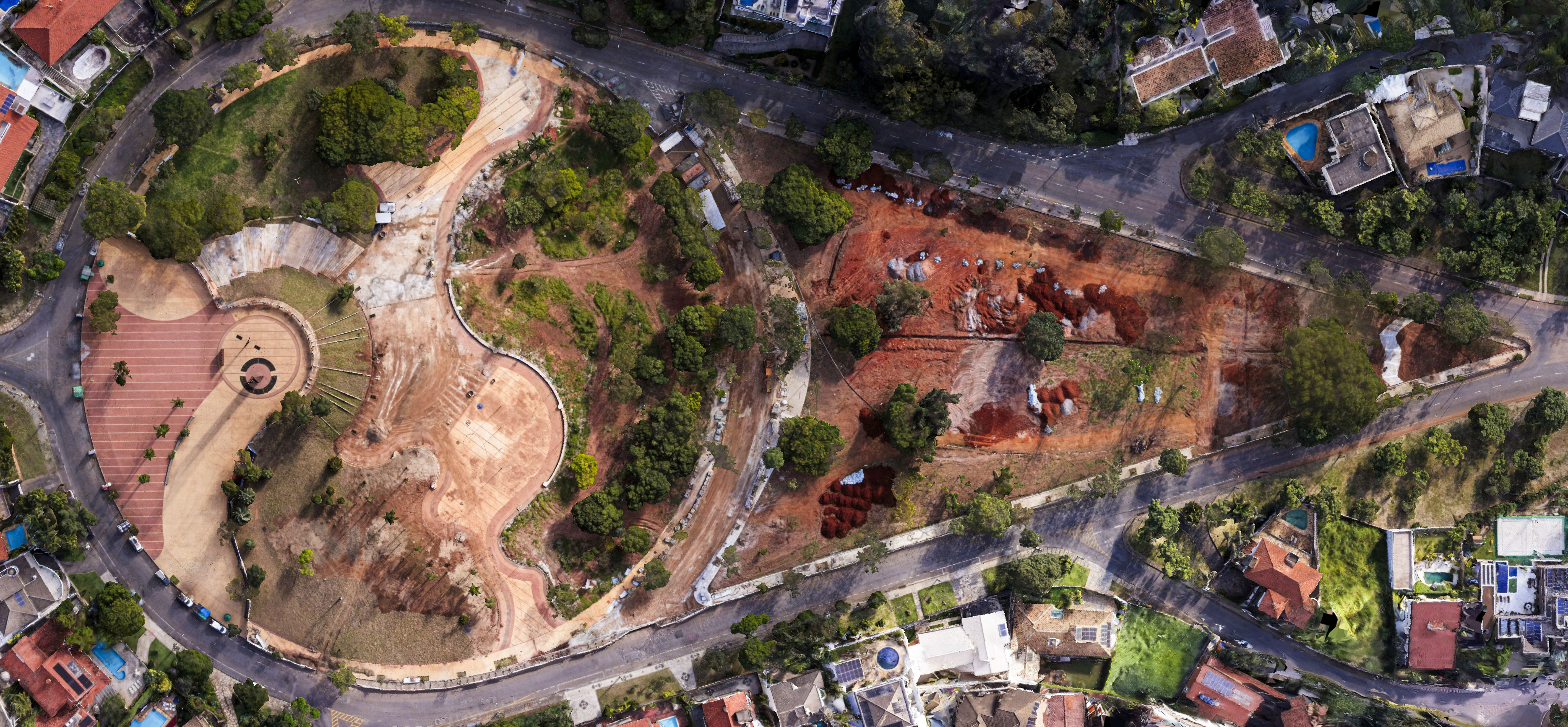 Antes da obra da Praça do Papa